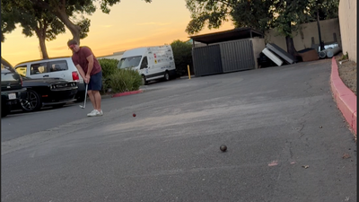 The "Chipping Bocce Game"